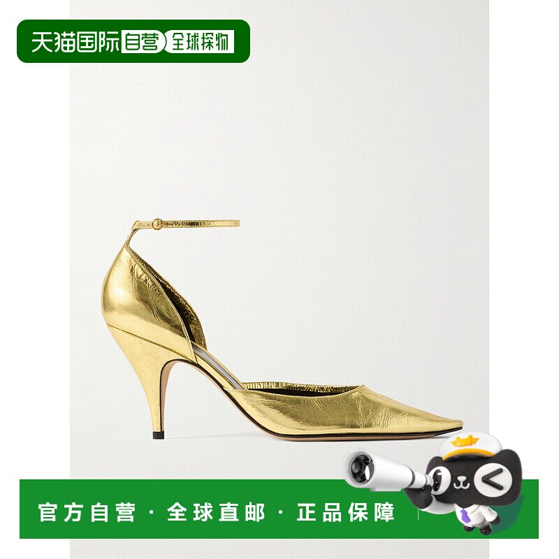 1h可退 香港直邮The Row 女士 尖头高跟鞋 F1543M39G metal金属色