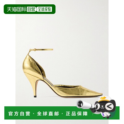 1h可退 香港直邮The Row 女士 尖头高跟鞋 F1543M39G metal金属色