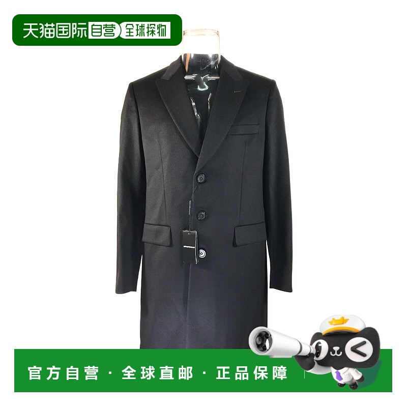 香港直邮Emporio Armani 单排扣羊毛大衣 P1L640P1641男装