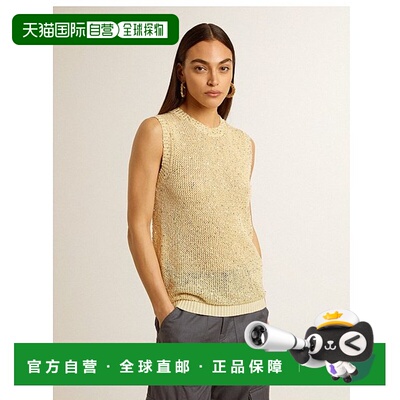 香港直邮Golden Goose Deluxe Brand 针织背心 GWP01922.P001691.
