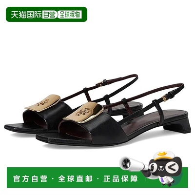 1h可退 香港直邮Tory Burch 托里 伯奇 女士 Georgia 25 mm 露跟