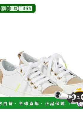 香港直邮Bonpoint 男童 Archie 皮质运动鞋童鞋 white白色 舒适时