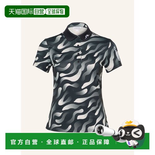 欧洲直邮J LINDEBERG 女士POLO衫 高尔夫花色 CO 【付后1h可退】