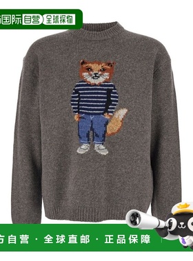 1h可退 香港直邮MAISON KITSUNE 男士 長袖圓領運動衫 PM00806KH0
