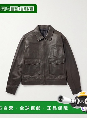 香港直邮1h可退 NILI LOTAN 男士 Majorca 皮革夹克 22057L173DKM