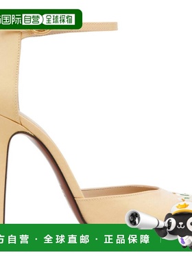 香港直邮valentino 华伦天奴 女士 黄色 Hi Dolly Fabric 高跟鞋