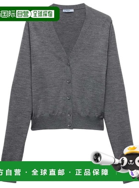 香港直邮Prada 普拉达 女士 羊毛针织开衫 P25N50SOOO16SWArdesia