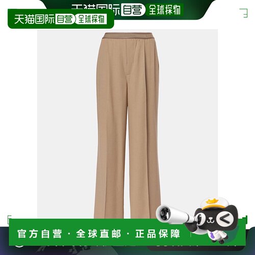 1h可退 香港直邮Acne Studios 艾克妮 女士 徽标斜纹布阔腿裤 000
