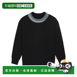 1h可退 香港直邮Givenchy 纪梵希 男士 压花链条衣领卫衣 BMJ0E13