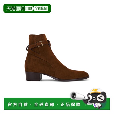 1h可退 香港直邮Saint Laurent 圣罗兰 男士 Wyatt 40 拉链靴子 7