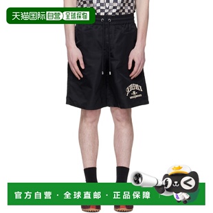 香港直邮AMIRI 男士 黑色 Hollywood 短裤 AMBMSO1056
