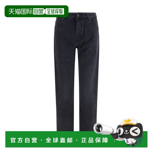 香港直邮Balmain 巴尔曼 男士 直筒牛仔裤 HH1MI115DG13