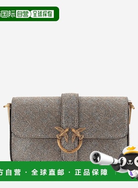 1h可退 香港直邮Pinko 品高 女士 Love One 休閒嬰兒斜背包 10535