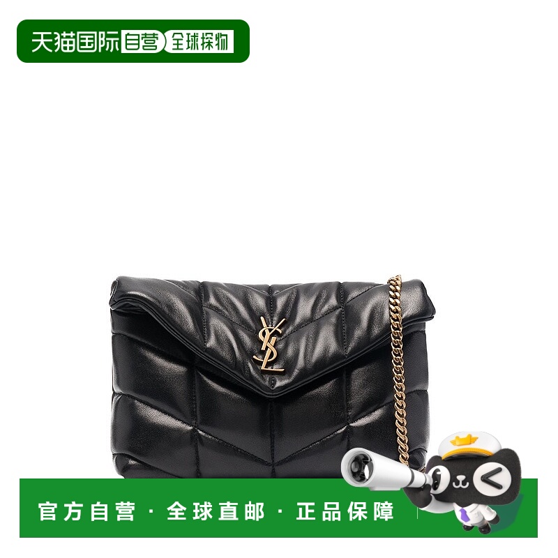 1h可退 香港直邮Saint Laurent 圣罗兰 女士 PUFFER迷你绗缝斜挎