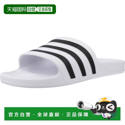 香港直邮adidas 阿迪达斯 女士 ADILETTE 水蓝色拖鞋 F35539