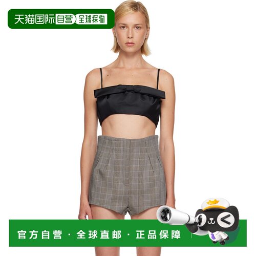 香港直邮Givenchy 纪梵希 女士 黑色 Bow Detailing Cropped 上装