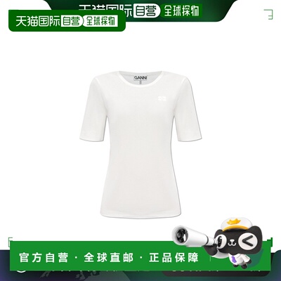 欧洲直邮GANNI女士T恤 舒适透气 休闲百搭女装上装T39413675151