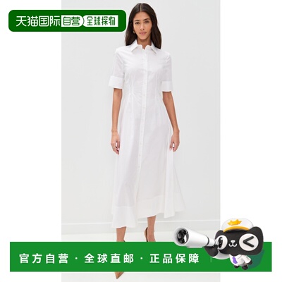 1h可退 香港直邮Staud 女士 Joan 连衣裙 white白色 舒适时尚