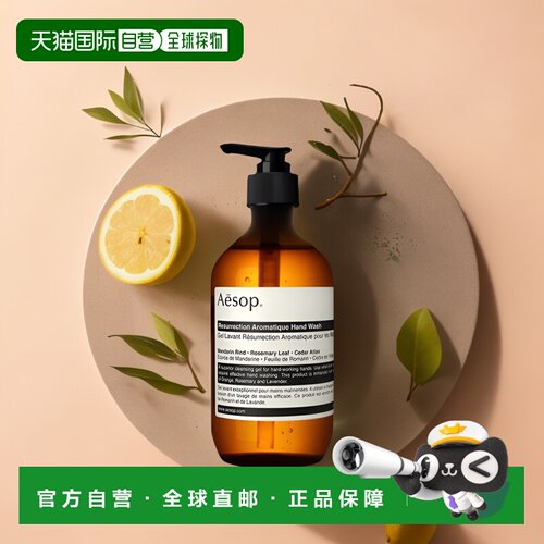 aesop伊索赋活手部清洁露500ml