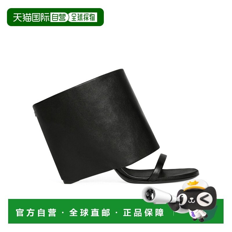 1h可退 香港直邮Courreges 斜跟凉鞋 225SSD037AG0030,女鞋,时装凉鞋,淘宝优惠券,粉丝福利购,淘宝优惠卷