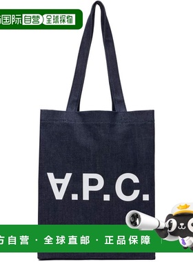 1h可退 香港直邮A.P.C. 女士 海军蓝 Laure 托特包 COHIZM61445