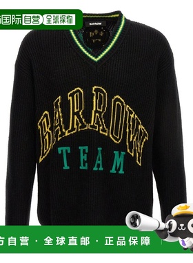 1h可退 香港直邮Barrow 女士 V领毛衣 F3BWUAJP034 black黑色 舒