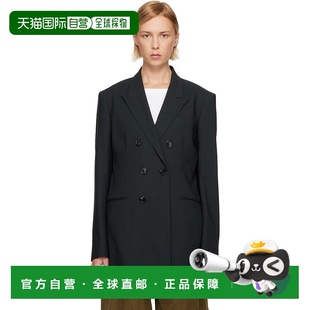 女士 黑色 西装 香港直邮Ami Breasted Paris Double 1h可退 Wool