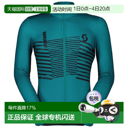 欧洲直邮SCOTT RC Team Warm Graphics 长袖骑行服 男士