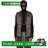 香港直邮rick 男士 owens 1h可退 瑞克 欧文斯 Moncler 灰褐色