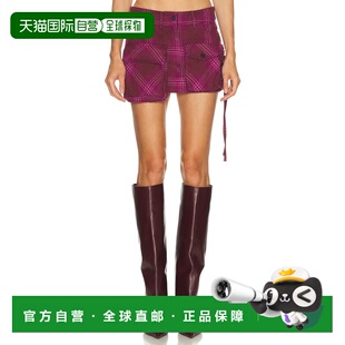 格纹迷你半身裙 1h可退 女士 Attico 251WCR00136 香港直邮The