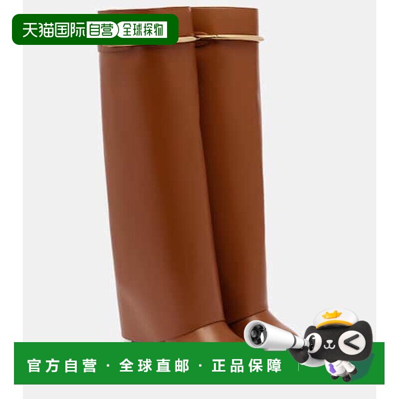 1h可退 香港直邮Givenchy 纪梵希 女士 Shark 95 皮质及膝靴子