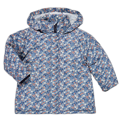 欧洲直邮Petit Bateau 小帆船 女孩 CASTON 羽绒服 蓝色