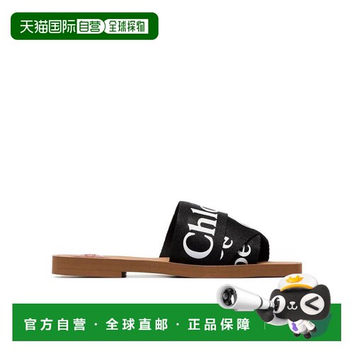 香港直邮Chloe Woody 平底拖鞋凉拖凉鞋 C22U188Z3凉拖鞋