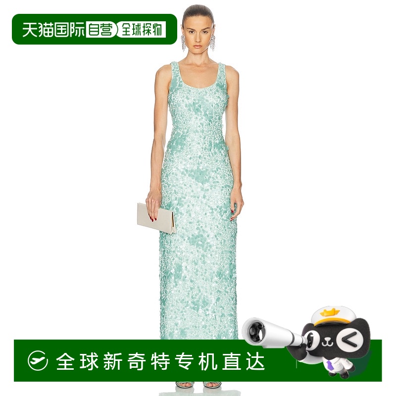 1h可退 香港直邮Simkhai 女士 Bex 坦克长款连衣裙 2251192L