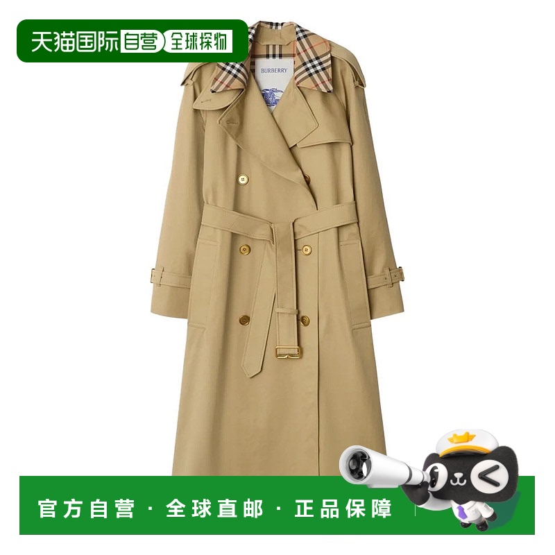 1h可退 欧洲直邮burberry博柏利 女士大衣棉质风衣外套西装