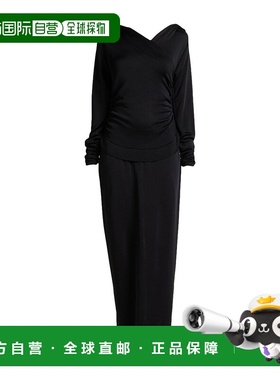 1h可退 香港直邮KHAITE 女士 紧身连衣裙 black黑色 舒适时尚