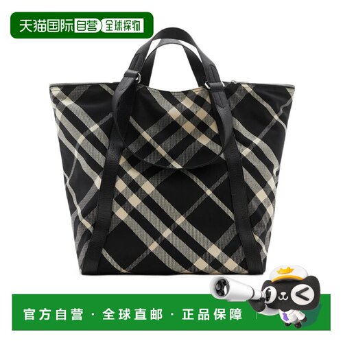 1h可退 香港直邮BURBERRY 男士手提包 80864761 AW2025 黑色 Fest