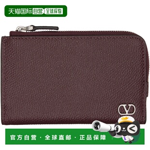 1h可退 香港直邮Valentino 华伦天奴 男士 酒红色 VLogo Signatur