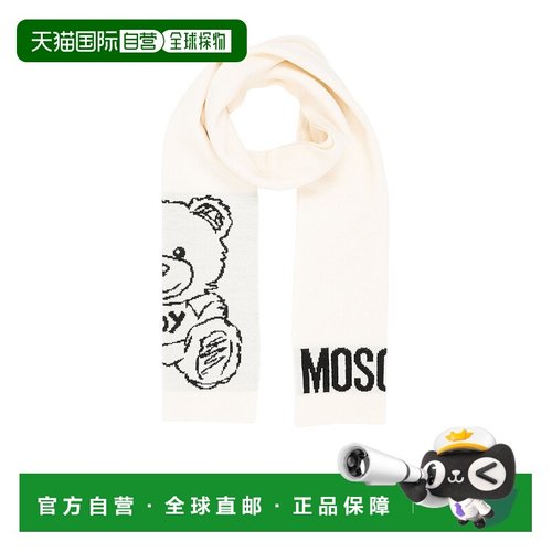 香港直邮Moschino 泰迪熊图案围巾 30752M3147