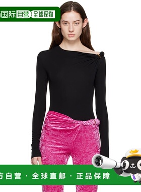 1h可退 香港直邮Versace 范思哲 女士 黑色 La Greca 连体衣 1009