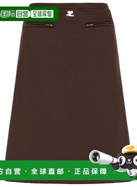 1h可退 香港直邮Courreges 女士 Interlock 運動服半身裙 325JJU2