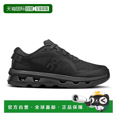 自营欧洲直邮On/昂跑 Cloudzone系列女士黑色/曜石黑再生聚酯纤维
