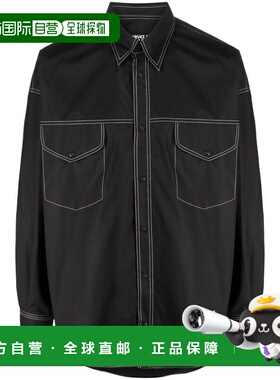 1h可退 香港直邮versace 范思哲 男士 基础款衬衫 75GAL217N01328