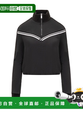 1h可退 香港直邮off-white 女士 黑色半拉链夹克 OWVC009S24JER00