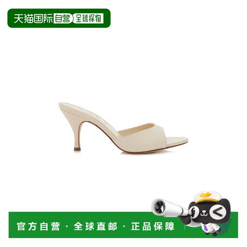 1h可退 美国直邮aeyde 女士 Samia 皮质凉鞋 white白色 舒适时尚