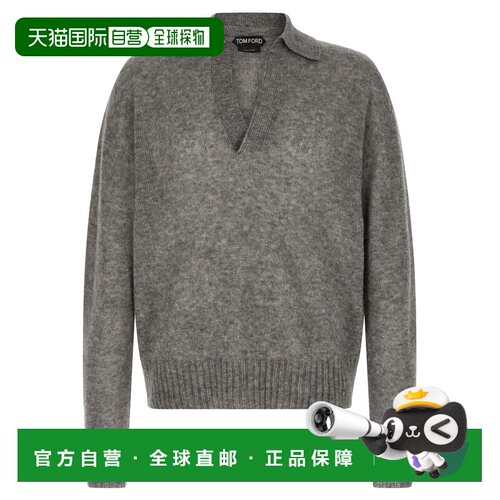 1h可退 香港直邮TOM FORD 男士针织衫 KPL058YMK126TAV AW2026 灰