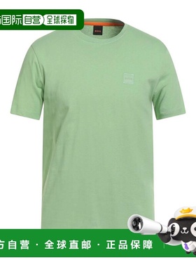 香港直邮BOSS 波士 男士 T恤 green绿色 舒适时尚