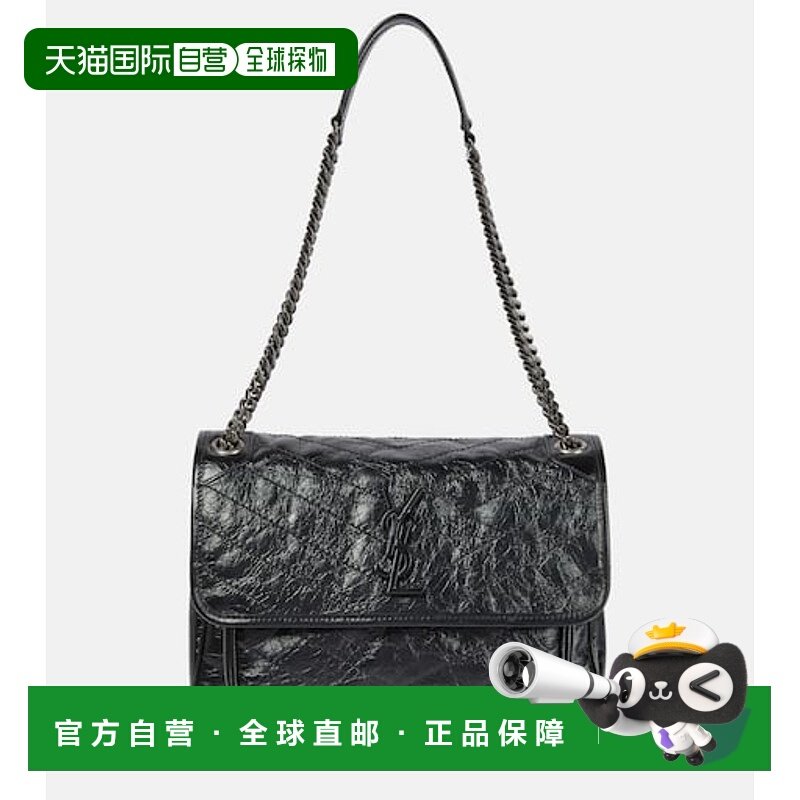1h可退 香港直邮Saint Laurent 圣罗兰 女士 Niki 中号皮革肩包,箱包皮具/热销女包/男包,通用款女包,淘宝优惠券,粉丝福利购,淘宝优惠卷