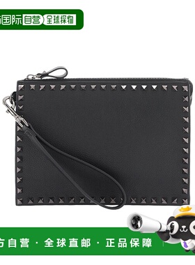 香港直邮Valentino 铆钉手拿包 4Y2P0U47BVR华伦天奴