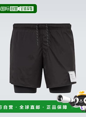 香港直邮Satisfy 男士 TechSilk 跑步短裤 black黑色 舒适时尚